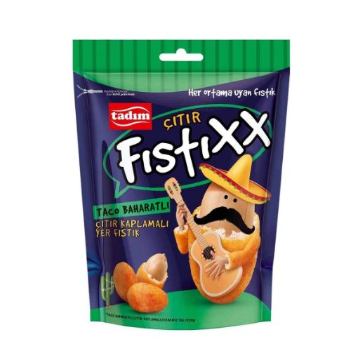 Picture of Tadim Taco Spicy Crispy Coated Peanuts 140g