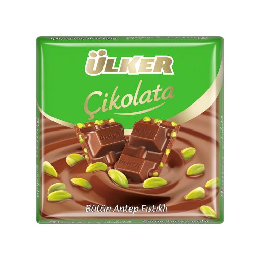 Picture of Ulker Chocolate with whole Pistachio 65g