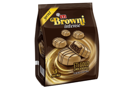 Picture of Eti Browni Intense 9 Pieces Mini Gold Chocolate 