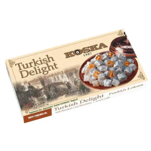 Picture of Koska Turkish Delight Hazelnut Lokum 500g