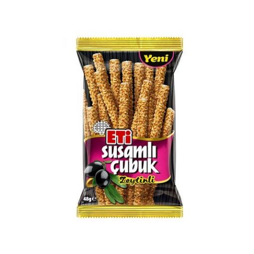 Picture of Eti Sesame Sticks With Olives 48g