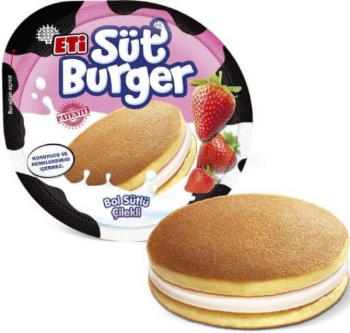 Picture of Eti Sut Burger with Rich Milk and Strawberry 35g
