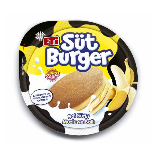 Picture of Eti Sut Burger with Milk, Banana and Honey 35g