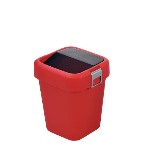 Picture of Motek Cleaning Group Sensitive Series Dustbin Red Color 6 Liter