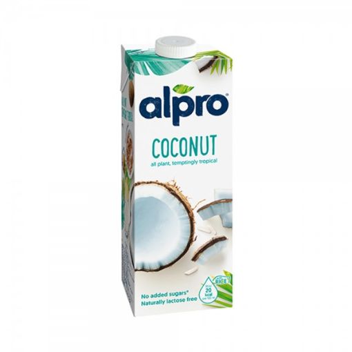 Picture of Alpro Coconut low in sugar and lactose free 1L