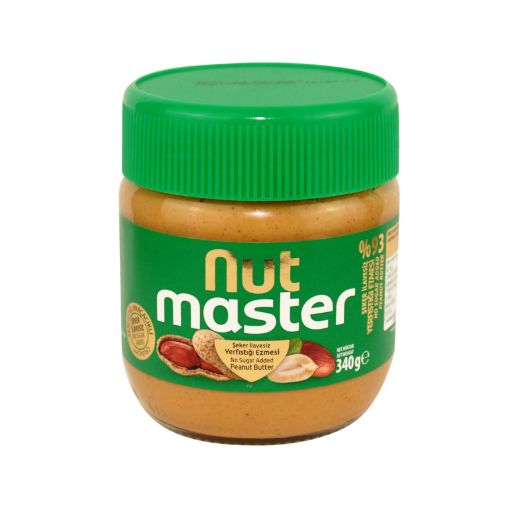 Picture of Nut Master No Sugar Added Peanut Butter 340G