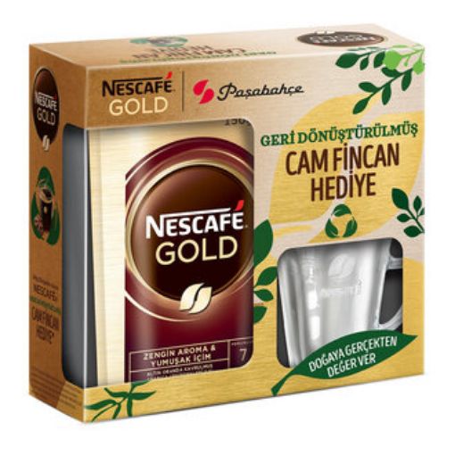 Picture of Nescafe Gold With Recycled Glass Cup Gift 150g