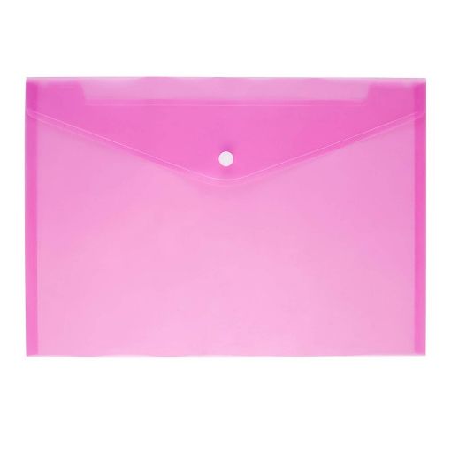 Picture of Kulin Art Ziplock Envelope File Pink Color