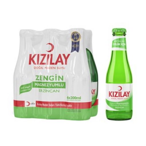 Picture of Kizilay Natural Mineral Water Rich Magnesium Erzincan 6x200 ml