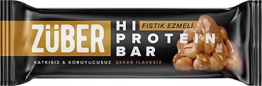 Picture of Zuber Hi Protein Bar Peanut Butter With No Sugar Added 40g