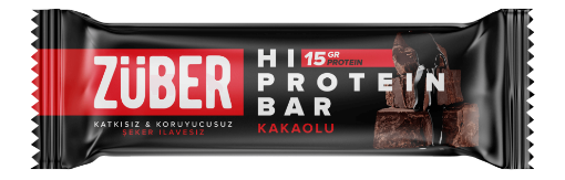 Picture of Zuber Hi Protein Bar Cacao With No Sugar Added 40g