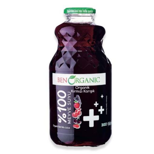 Picture of Ben Organic 100% Organic Red Mix Juice 1000 ml