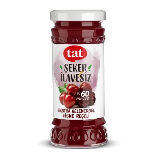 Picture of Tat Traditional Sour Cherry Jam With No Sugar Added  270 g