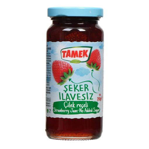 Picture of Tamek Strawberry Jam with no Sugar Added 290 g