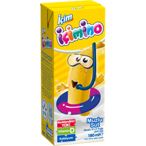 Picture of Icim Icimino Banana Milk Juice 180 ml