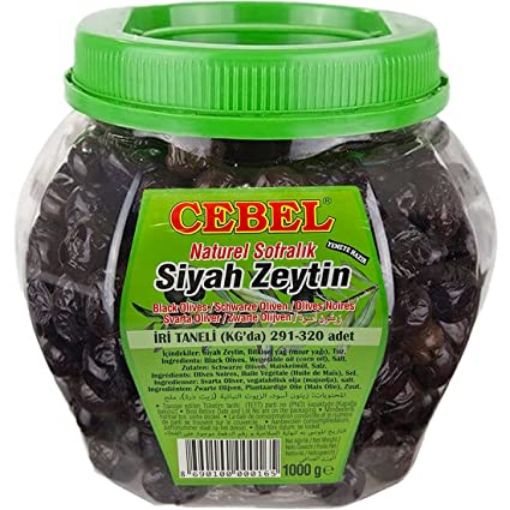 Picture of Cebel Black Olives 1000g