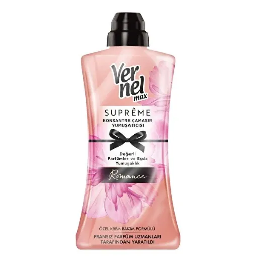 Picture of Vernel Max Supreme Concentrated Fabric Softener and Romance French Perfumes 1200 ml