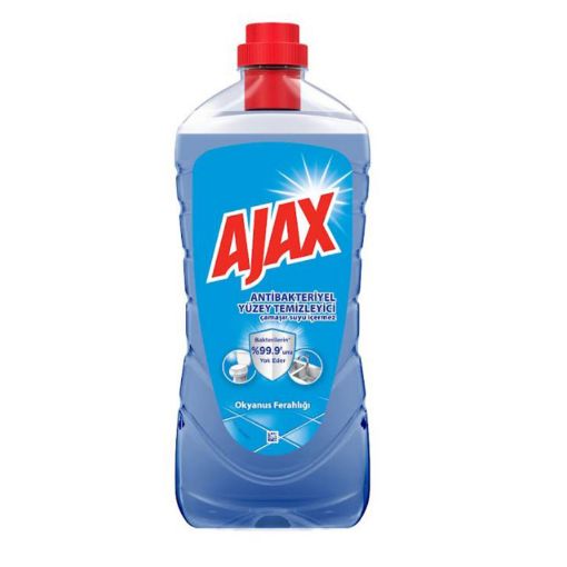 Picture of Ajax Antibacterial Surface Cleaner Ocean Freshness 1 L 