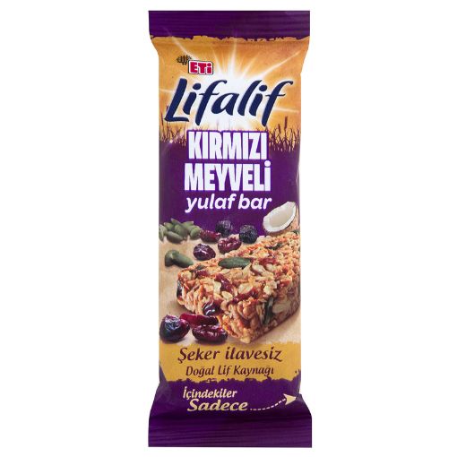 Picture of Lifalif Red Fruit with No Added Sugar Oat Bar 35g