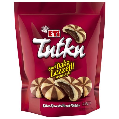 Picture of Eti Tutku Mosaic Biscuit Bag with Cocoa Cream 210 G