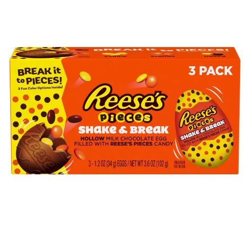 Picture of Reese's Pieces Shake and Break 3 Packs