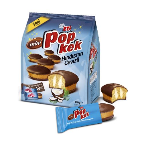 Picture of Eti Popkek Mini Coconut 180 gr x 10 Pieces