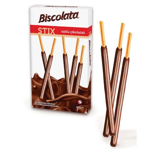 Picture of Biscolata Stix Chocolate with Milk 40 g