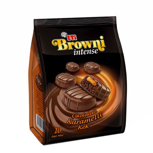 Picture of Eti Browni Intense Chocolate Caramel Cake 10 Pieces Mini 160 g