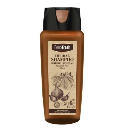 Picture of DeepFresh Herbal Shampoo with Garlic Extract For Anti-Dandruff 500 ml