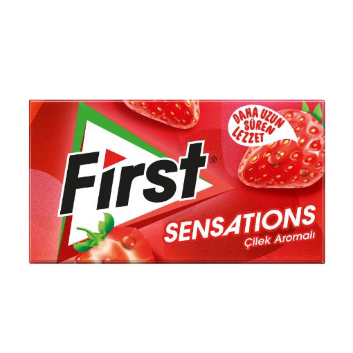 Picture of First Sensations Strawberry Flavored Gum 27 G