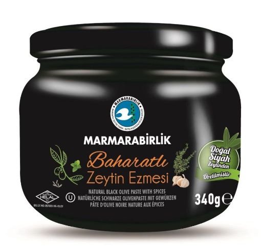 Picture of Marmarabirlik Black Olive Paste with Spices 340g