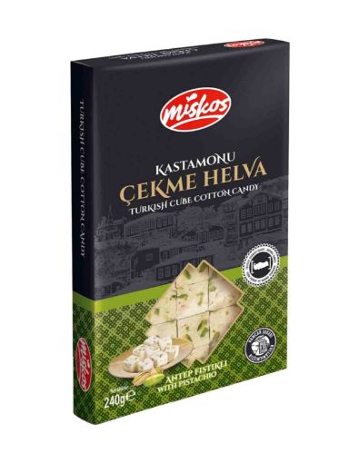 Picture of Miskos Halva Cube Cotton Candy With Pistachio 240 g