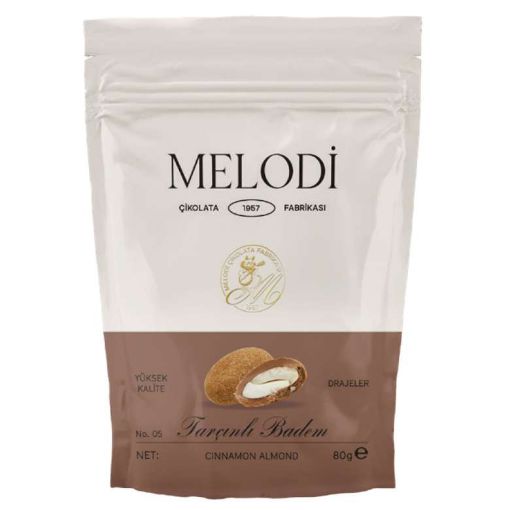 Picture of Melodi Cinnamon Almond Dragee 80 g