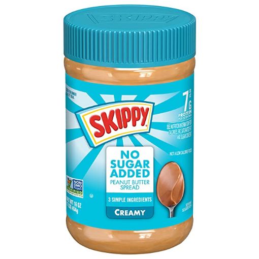 Picture of Skippy No Sugar Added Peanut Butter Spread 454g