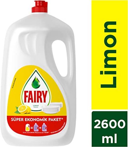 Picture of Fairy Super Economic Package Liquid Dishwashing Liquid 2600 ml