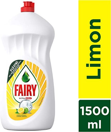 Picture of Fairy Ultra Fast Liquid Dishwashing Liquid Lemon and Lime 1500 ml