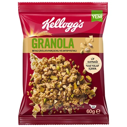 Picture of Kelloggs Granola White Chocolate & Pistachio 60 g