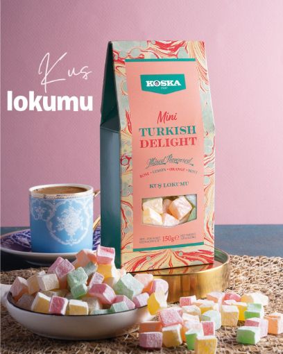 Picture of Koska Mini Turkish Delight Mixed Flavored 150g