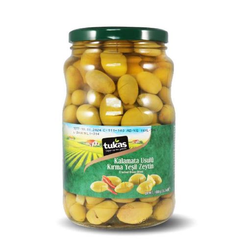 Picture of Tukas Kalamata Style Crushed Green Olives 1000g