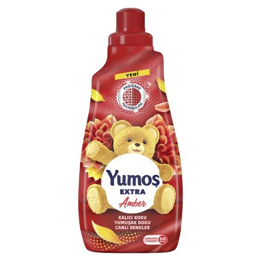 Picture of Yumos Extra Concentrated Fabric Softener For Colors Amber 60 Wash 1440 ML