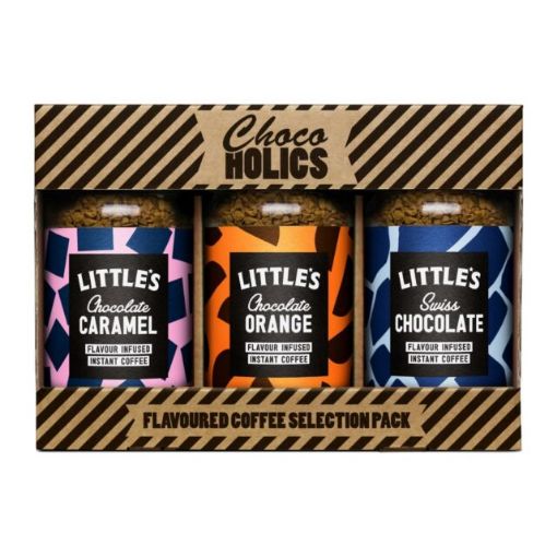 Picture of Choco Holics Flavored Coffee Selection Box 3 x 50 G