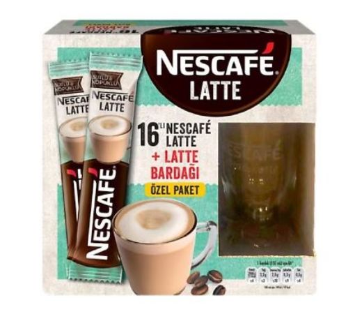 Picture of Nescafe Latte 16 Pieces + Glass Gift