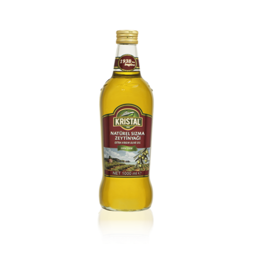 Picture of Kristal Extra Virgin Olive Oil 1 L Glass Bottle 