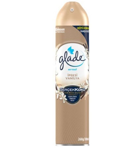 Picture of Glade Aerosol Silky Vanilla Air Freshener 268g 
