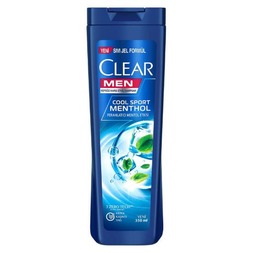 Picture of Clear Men Men's Shampoo Cool Sport Menthol Anti-Dandruff 500 ML