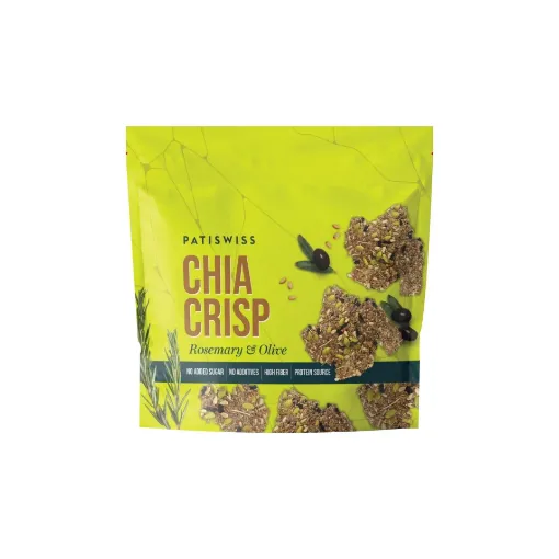 Picture of Patiswiss Chia Crisps Rosemary and Olive 30G