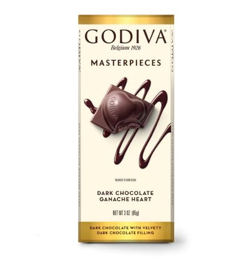 Picture of Godiva Masterpieces Dark Chocolate Ganache Heart 86 G