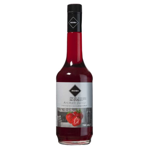 Picture of Rioba Cocktail  Strawberry Flavored Syrup 700  ml