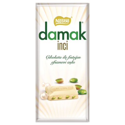 Picture of Nestle Damak White Pistachio Chocolate 70 G