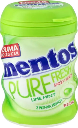 Picture of Mentos Pure Fresh Lime Mint Gum 60G